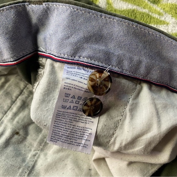 TOMMY HILFIGER 100% Cotton Khaki Dress Pants - Picture 3 of 6